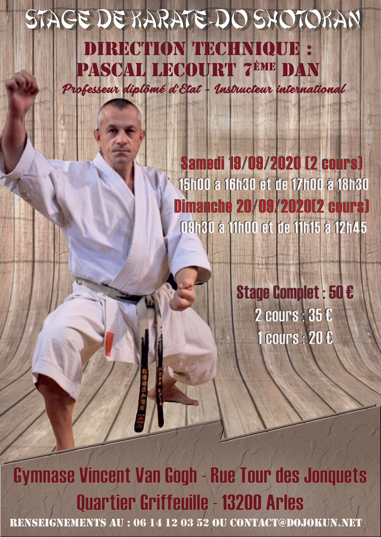 Stage P. Lecourt – Septembre 2020